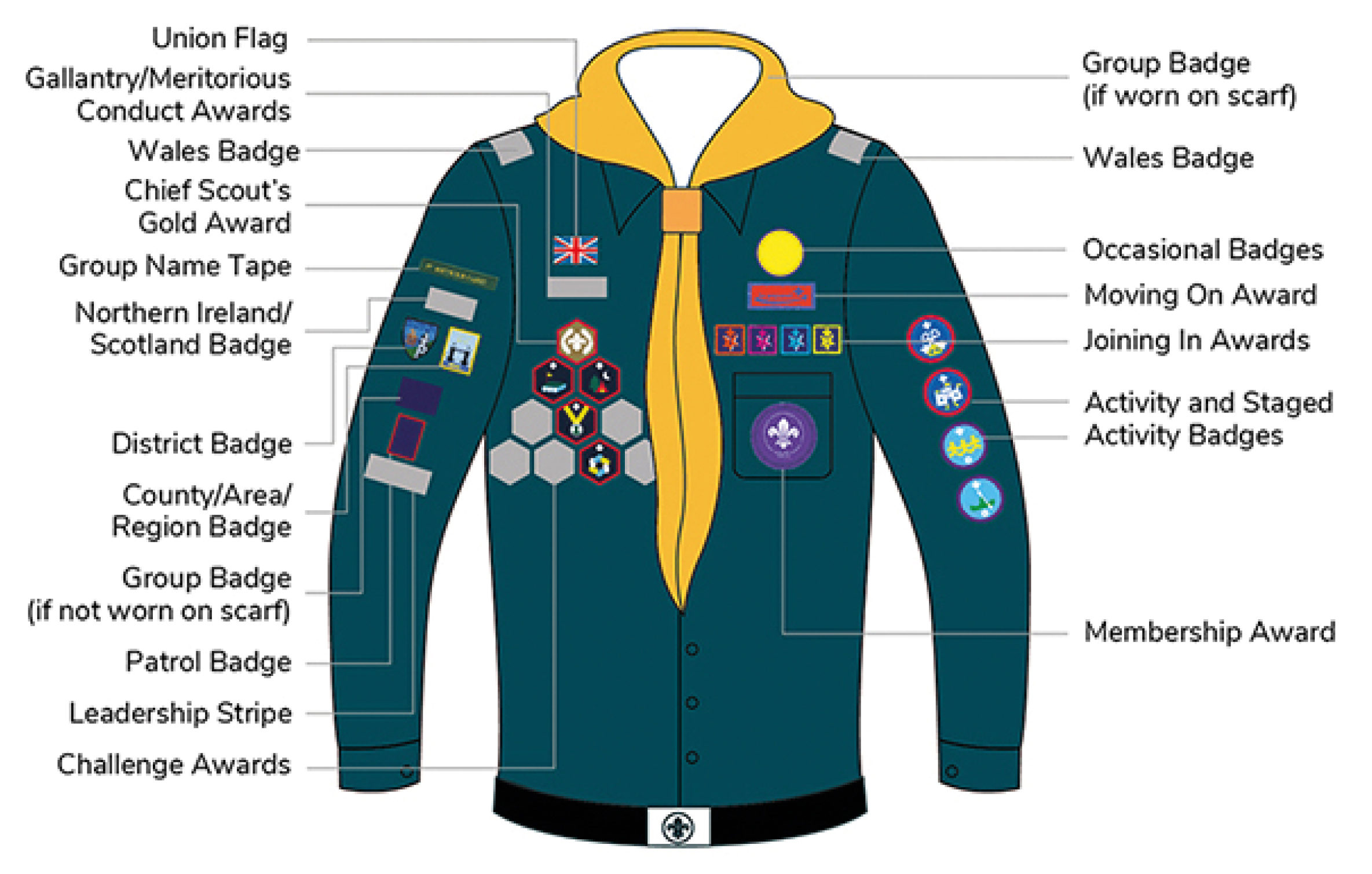 How To Sew On Guide Badges At Paula Silber Blog